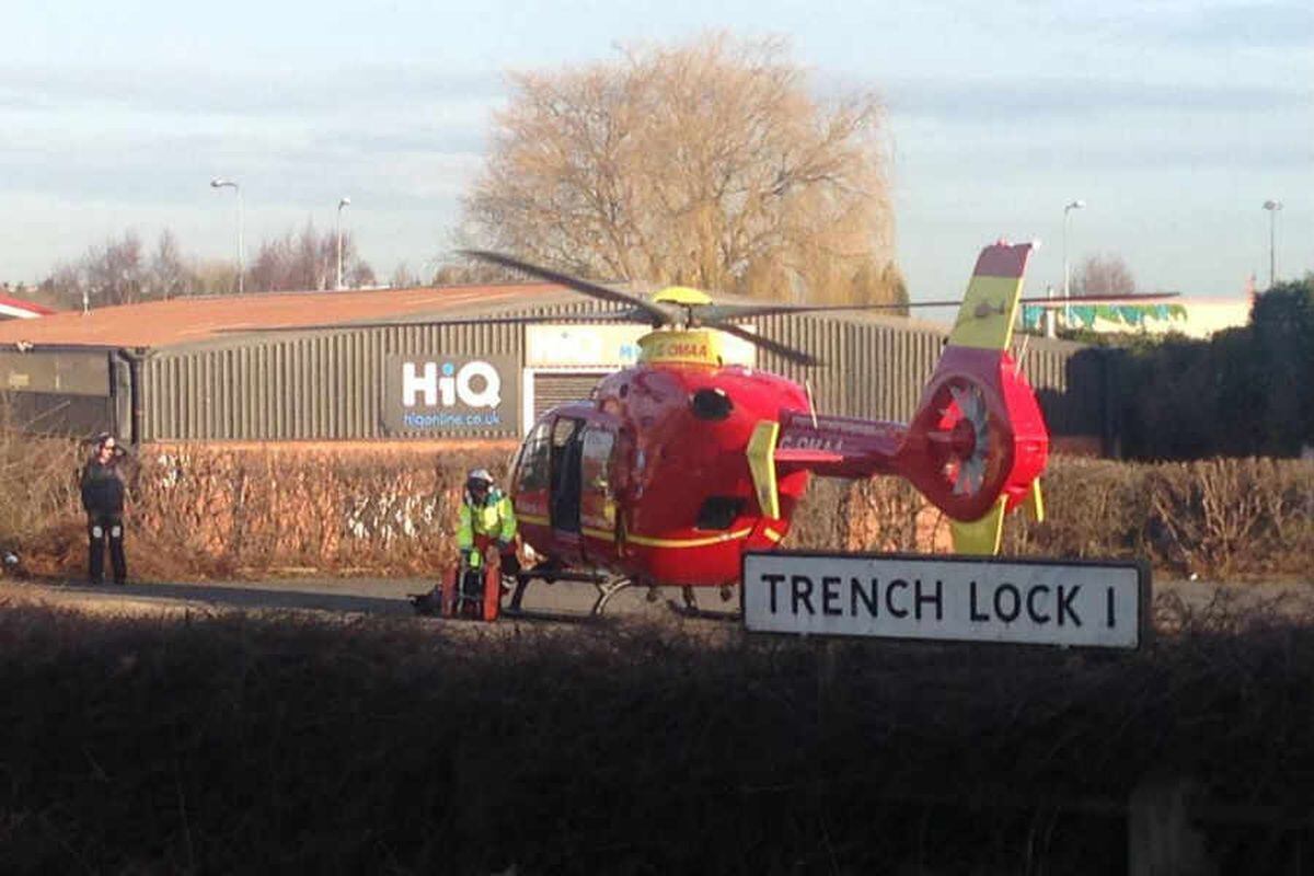 Motorcyclist Airlifted To Hospital With Serious Injuries After Telford