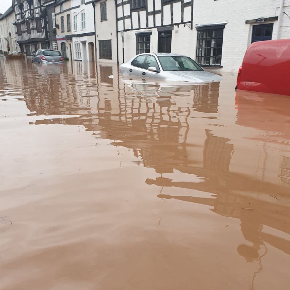 Storm Dennis River nears peak as Ludlow hit by worst flooding in 12