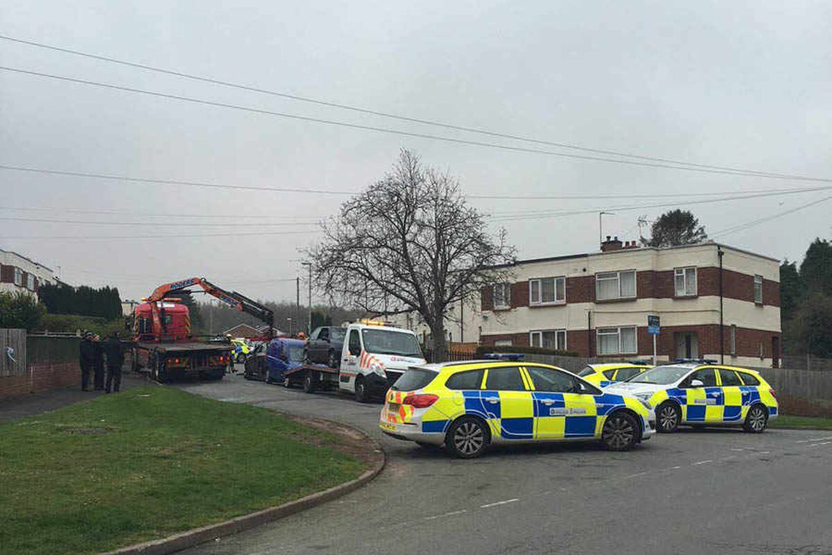 Pictures and video: Two arrested on suspicion of attempted murder in ...