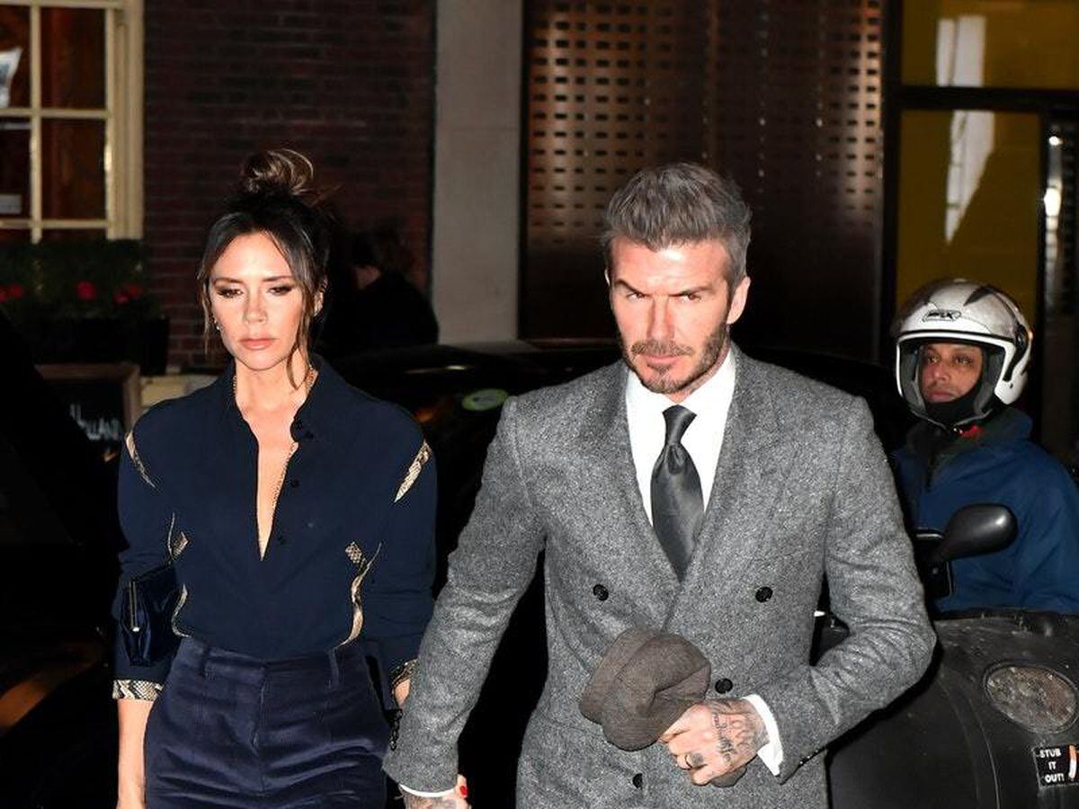 Beckhams enjoy night out at closing dinner for men’s fashion week ...