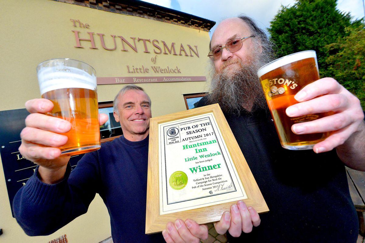 The Huntsman Pub Recognised By Telford Camra For Its Real Ale