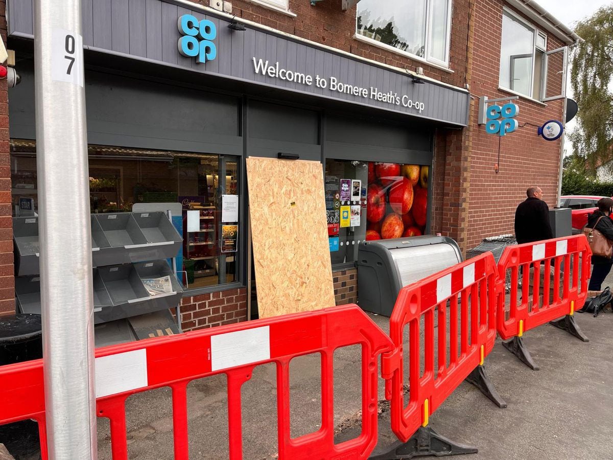 village-co-op-closed-after-front-door-damaged-in-break-in-shropshire-star