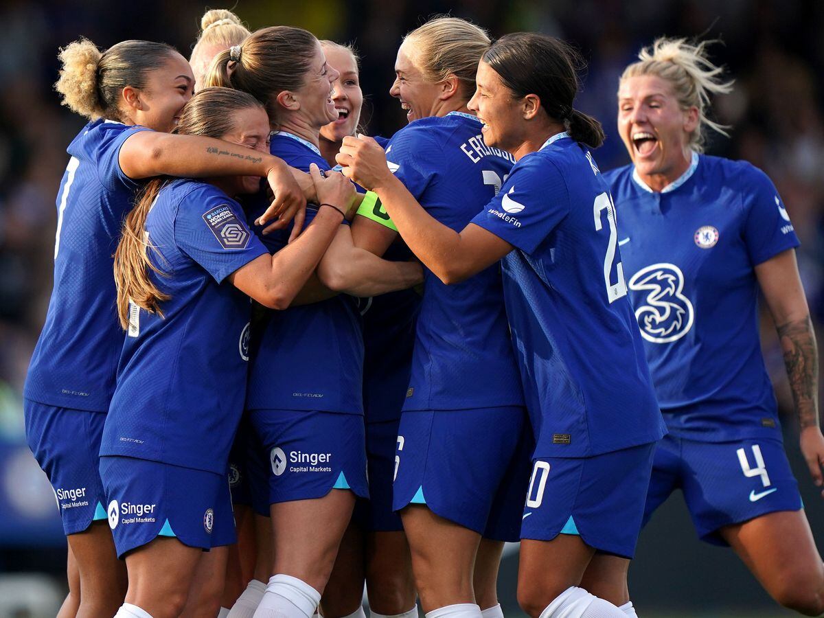 Champions Chelsea claim first win of new WSL season by beating ...