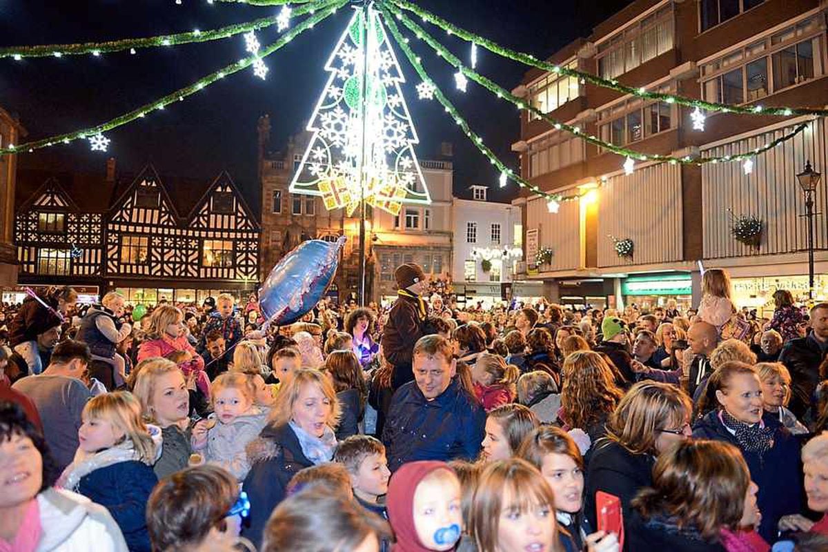 Thousands out for Shrewsbury Christmas lights switchon Shropshire Star