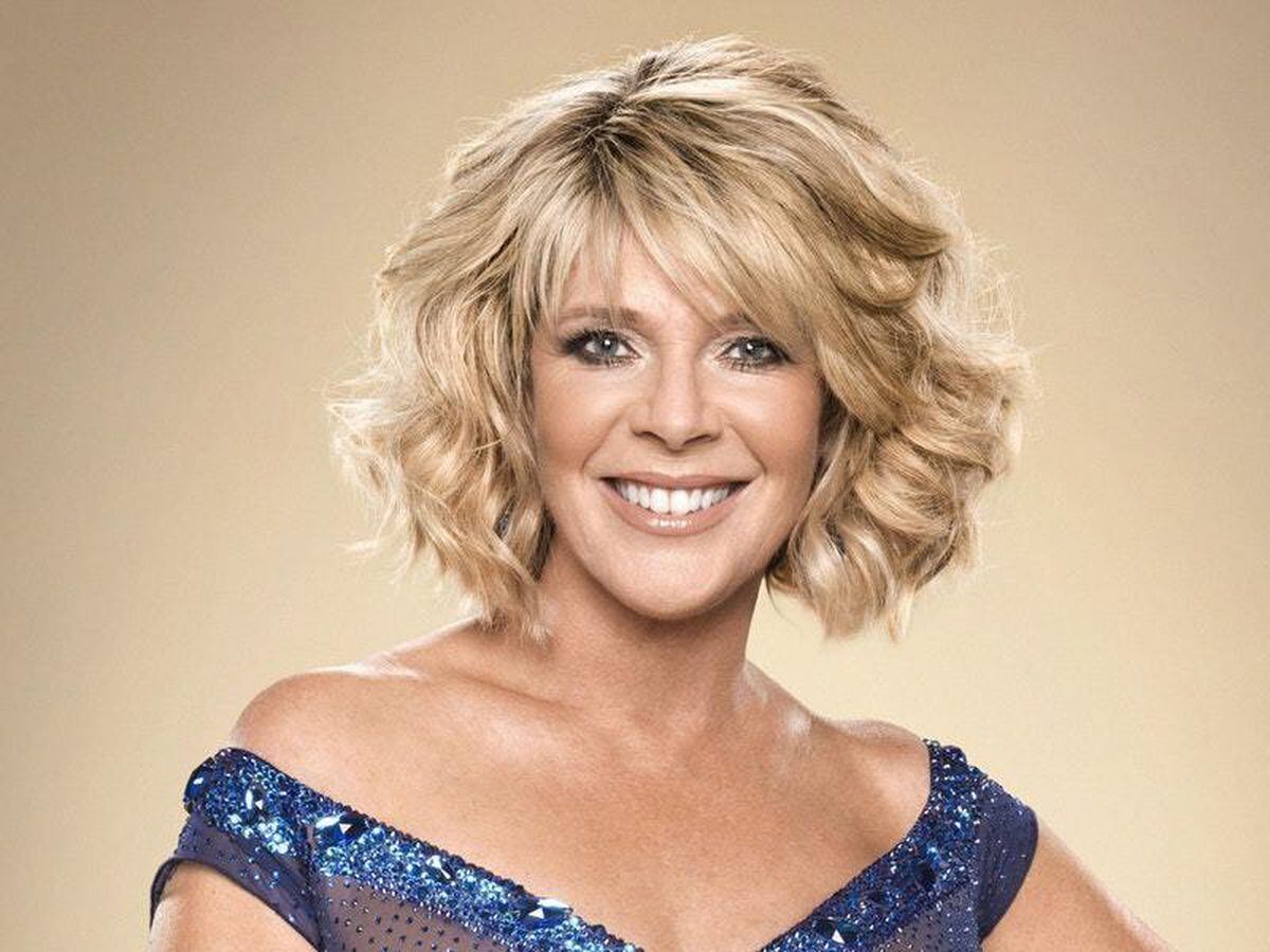 ruth langsford sparkly top