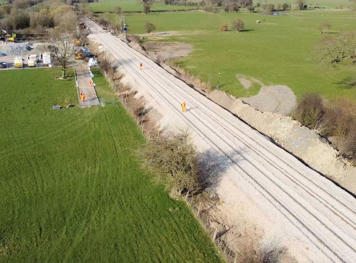 Cambrian railway line devastated by flooding set to reopen at last ...