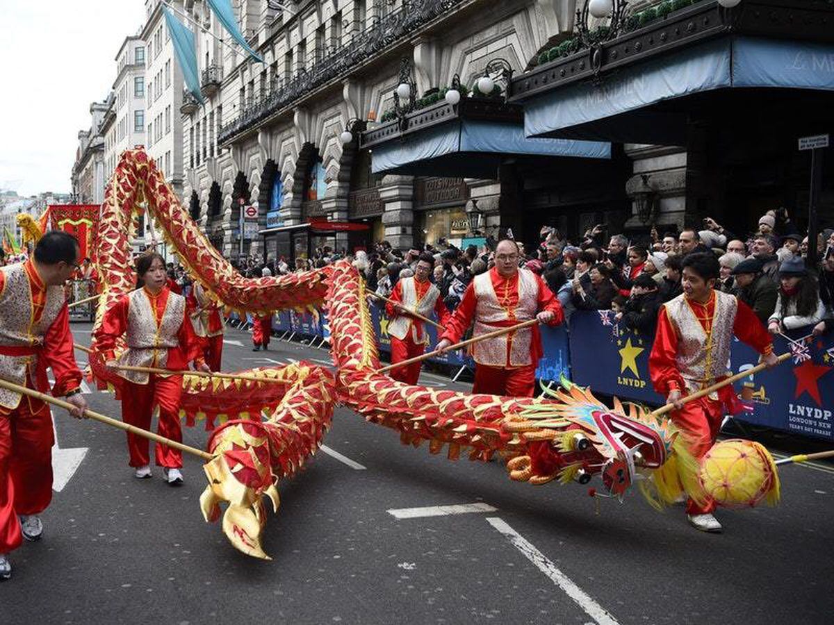 New year marked by colourful parade and freezing dips | Shropshire Star