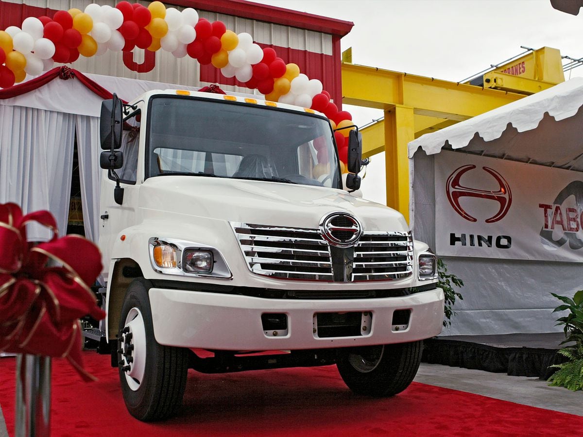 A Hino truck