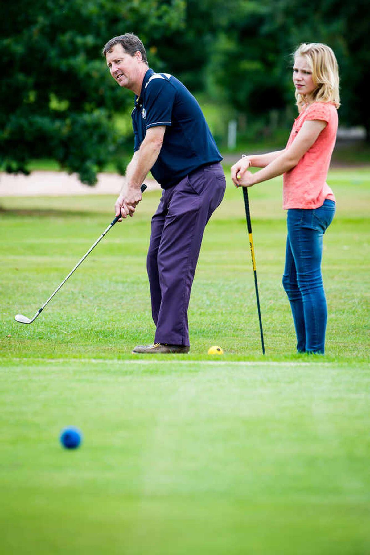 Pictures And Video Budding Golfers Get Into The Swing Of Things