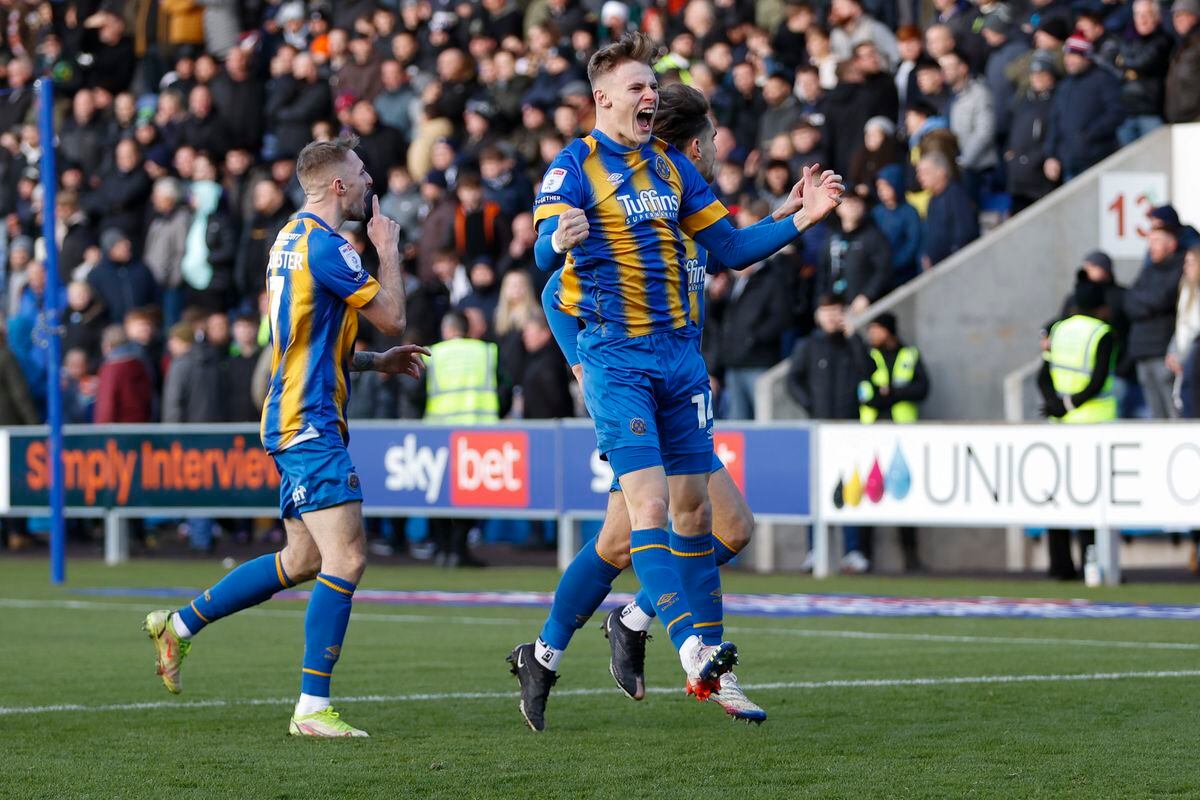 Dave Edwards Shrewsbury strikers on target as we build some momentum