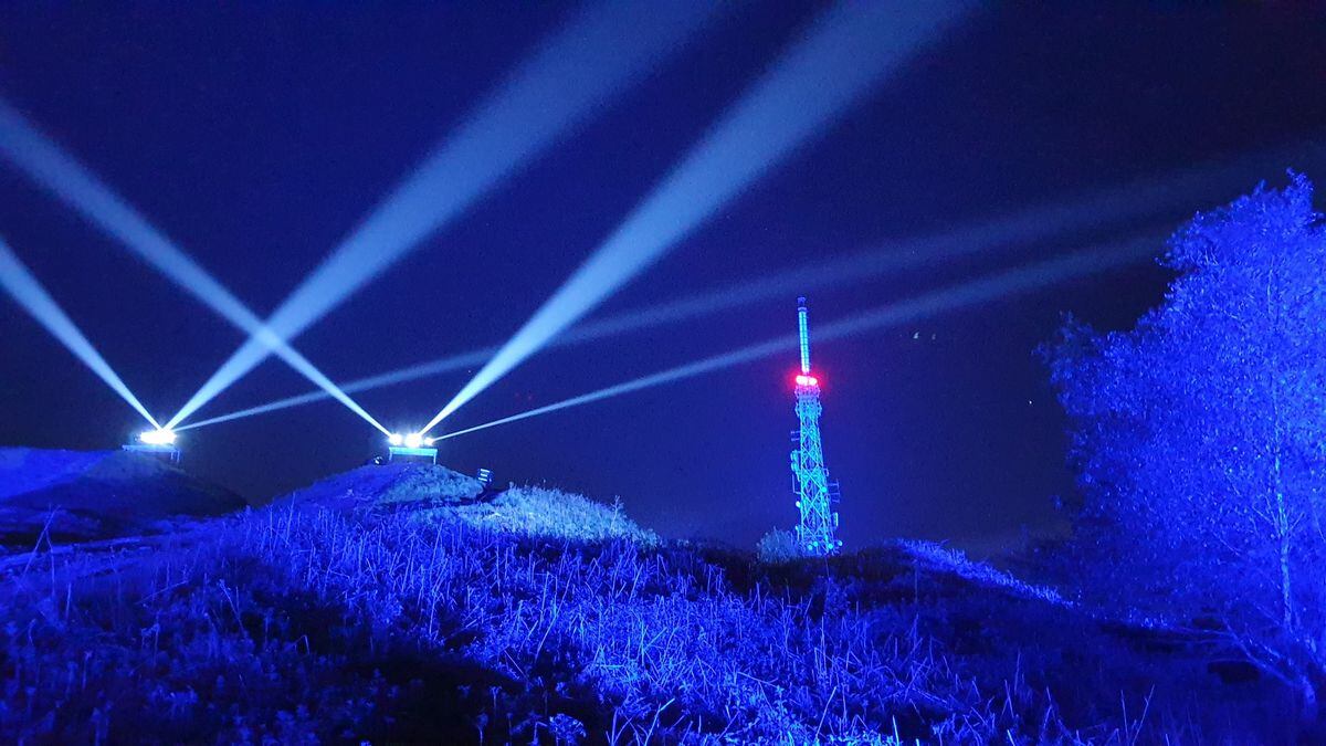 WATCH: Teams and businesses thanked for lighting up Wrekin for NHS ...