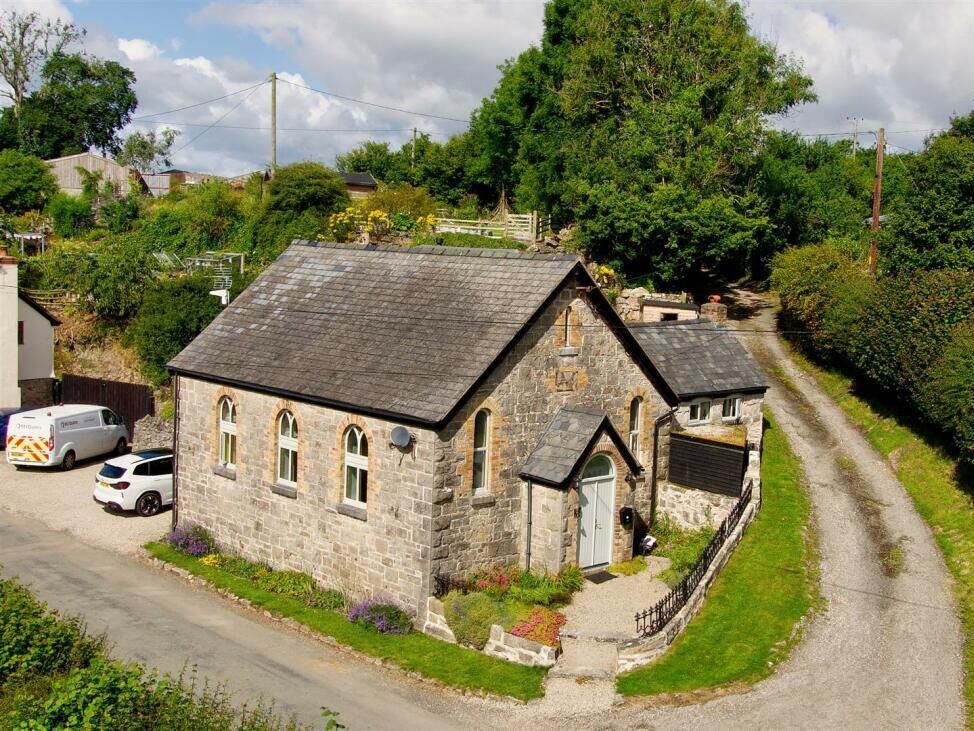 Beautiful converted 1850's chapel with surrounding countryside views goes up for sale