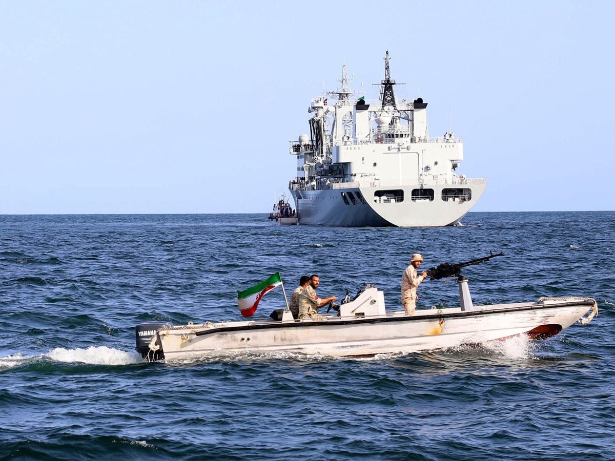 Iran, Russia And China Show Off Ships In Joint Naval Drill In Gulf Of ...