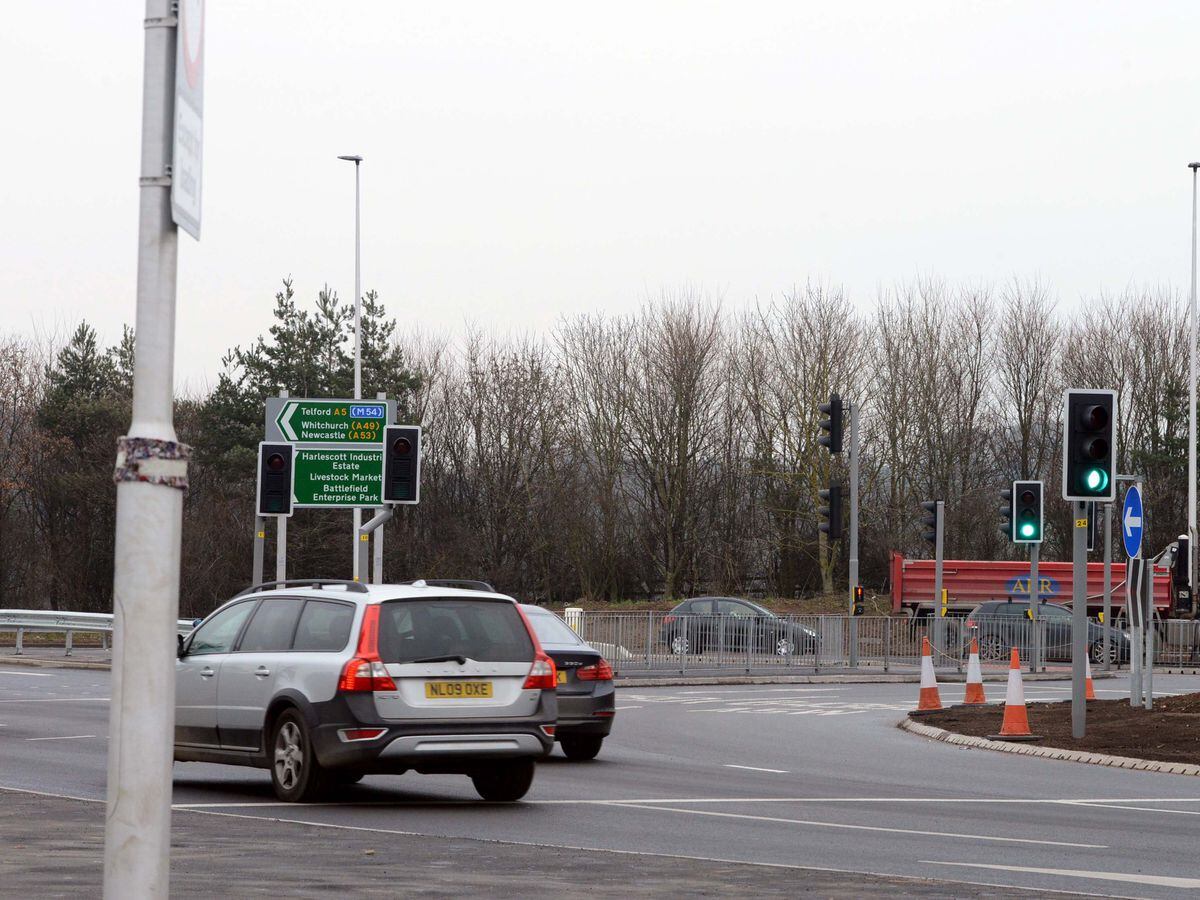 Another crash at busy A5 Emstrey roundabout in Shrewsbury | Shropshire Star