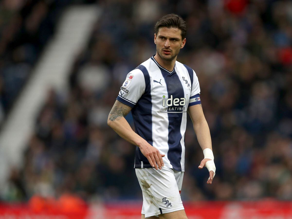 West Bromwich Albion's Okay Yokuslu during the Premier League