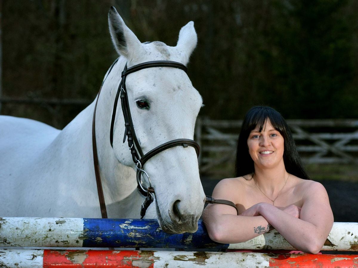 Grace saddles up for a Lady Godiva style trip through Ludlow for charity |  Shropshire Star