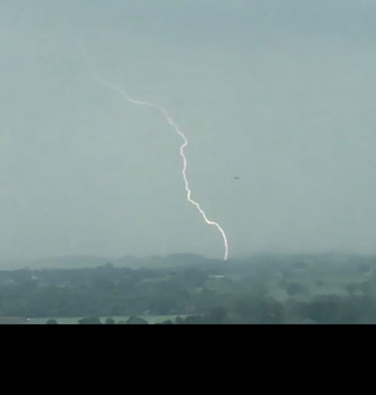 Downpours and double rainbows seen as thunderstorms hit the region ...