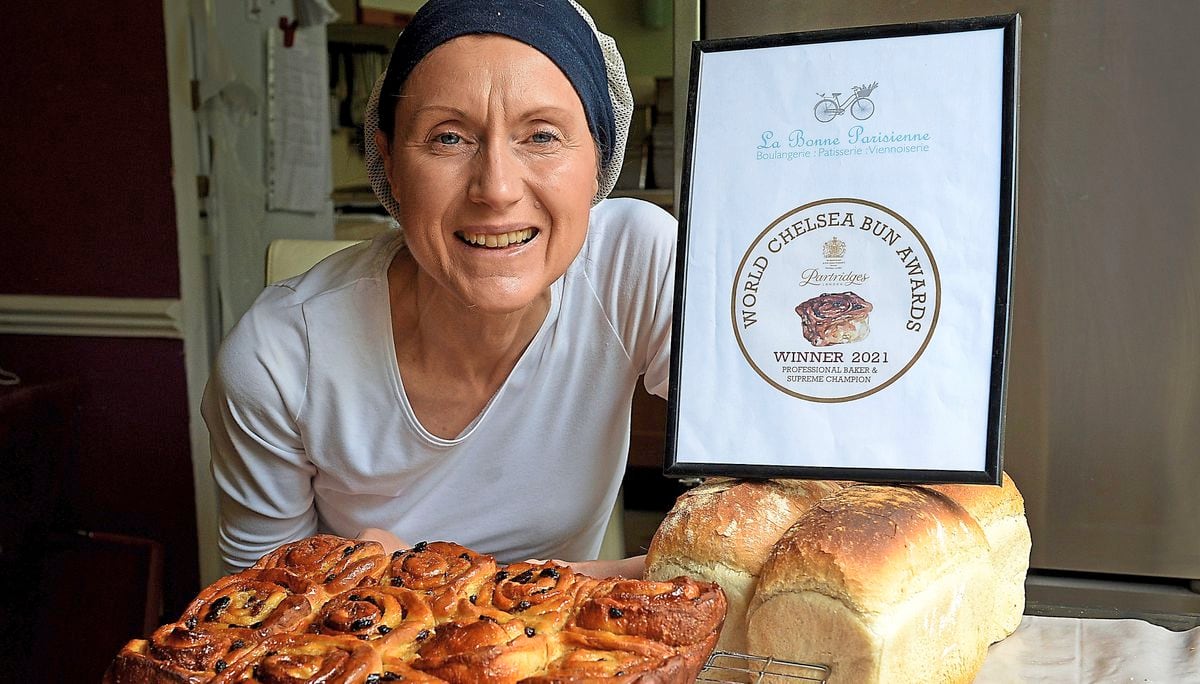 Shropshire baker Alison reigns supreme as Chelsea buns champion ...