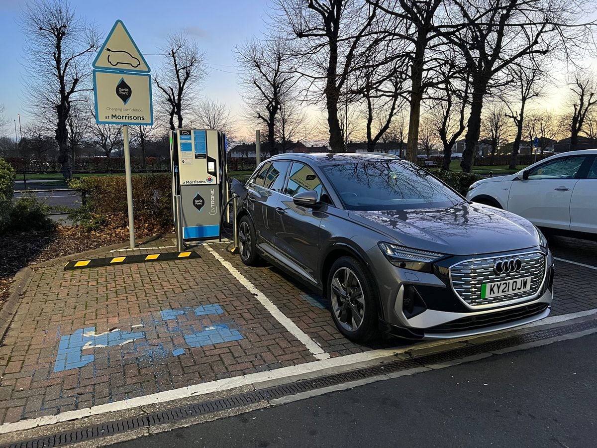 audi q4 etron charging