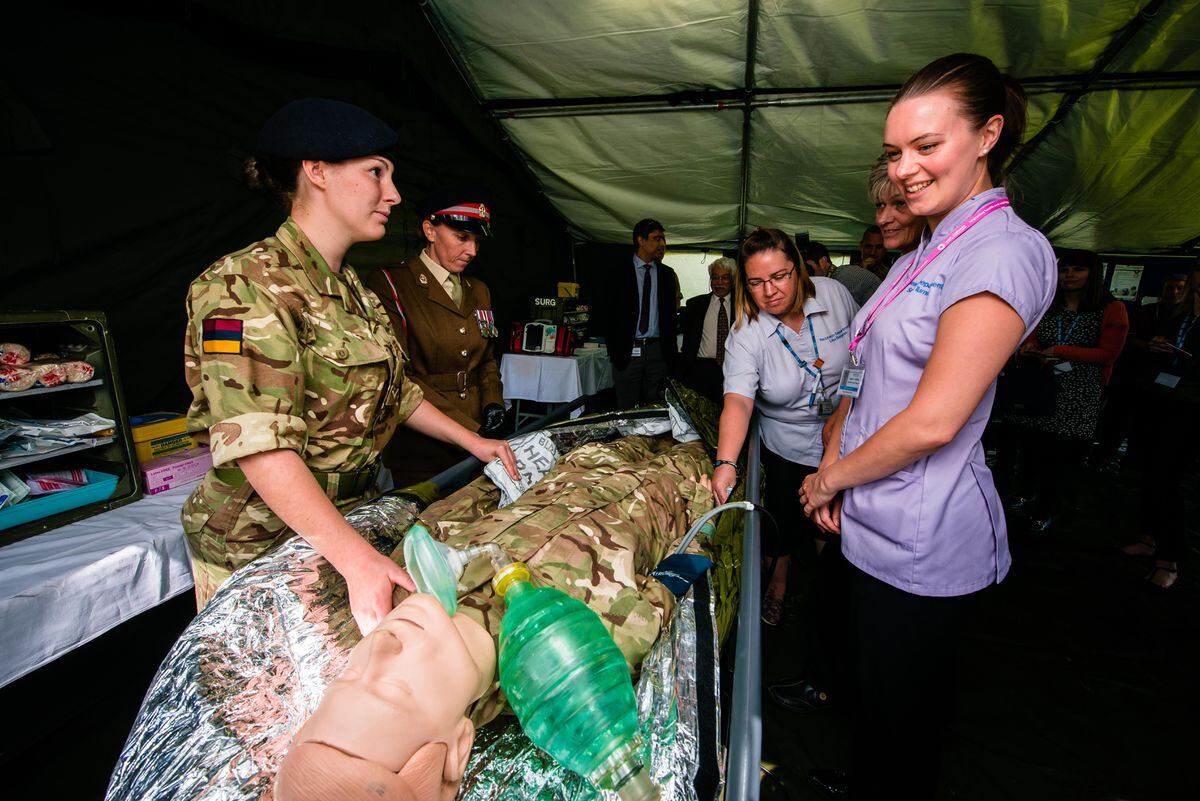 Field Hospital set up in county | Shropshire Star