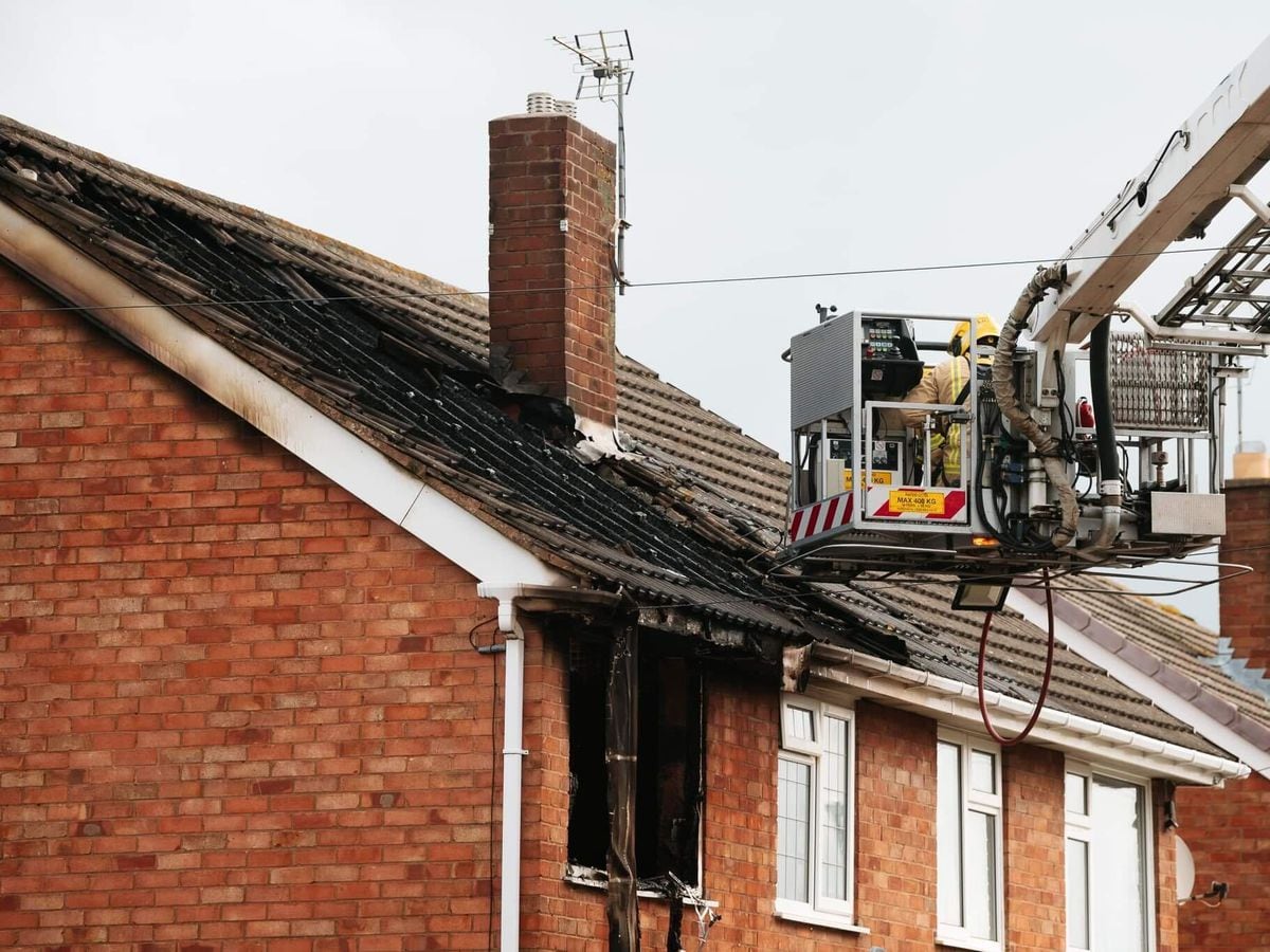 Fire Crews Tackle House Fire In Telford Shropshire Star