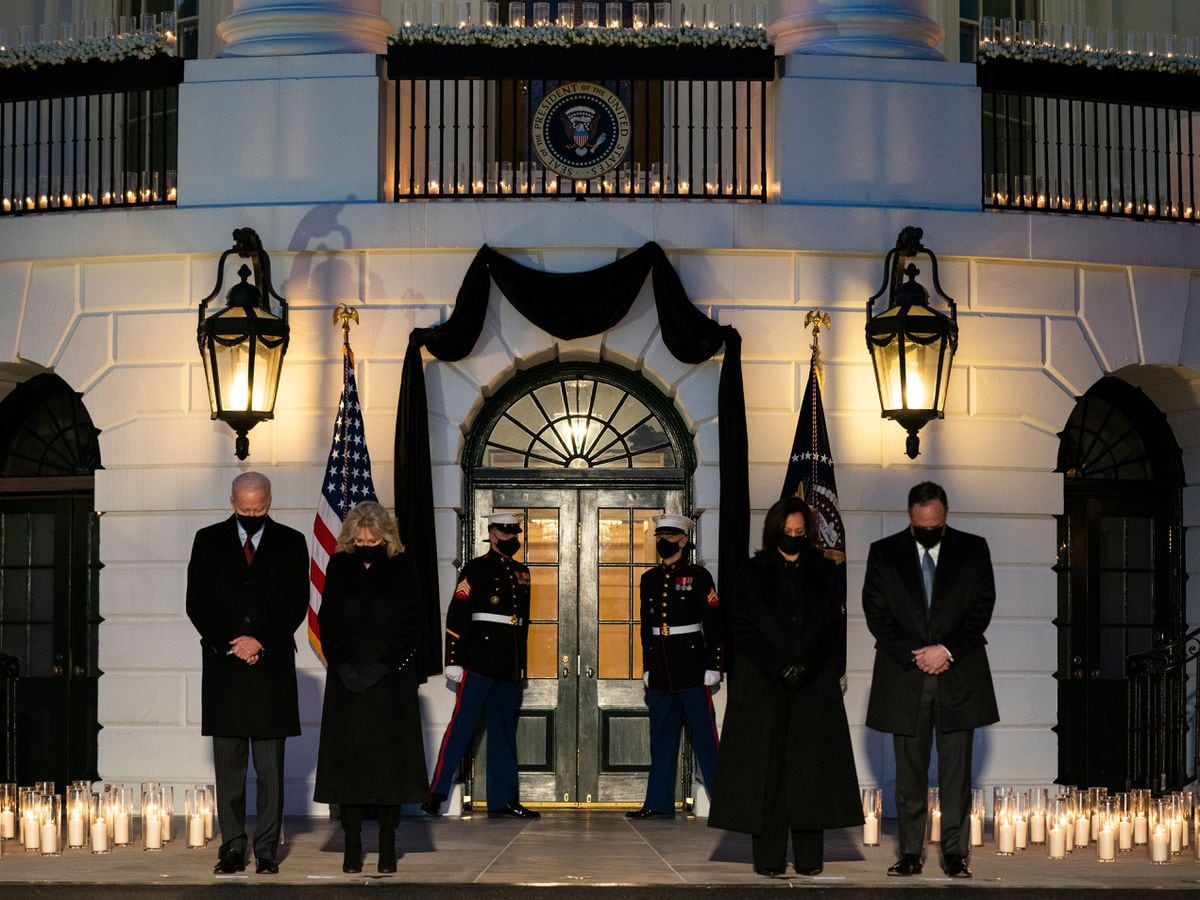 Biden Leads Moment Of Silence As US Tops 500,000 Coronavirus Deaths ...