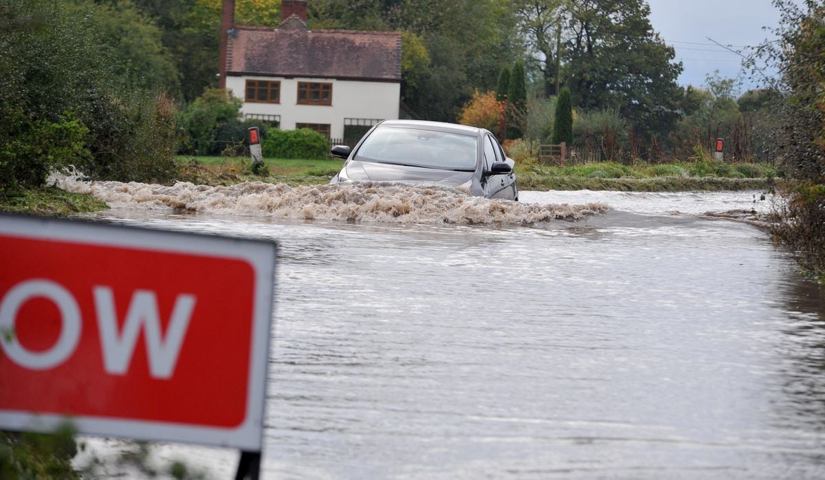 Shropshire Roads Closed By Flooding As Weather Alerts Remain In Place With Pictures