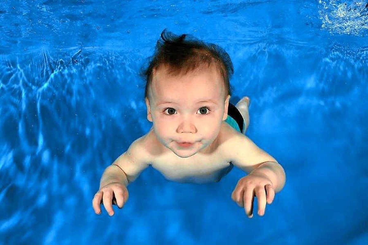 Shropshire water baby Max is face of swimming classes | Shropshire Star