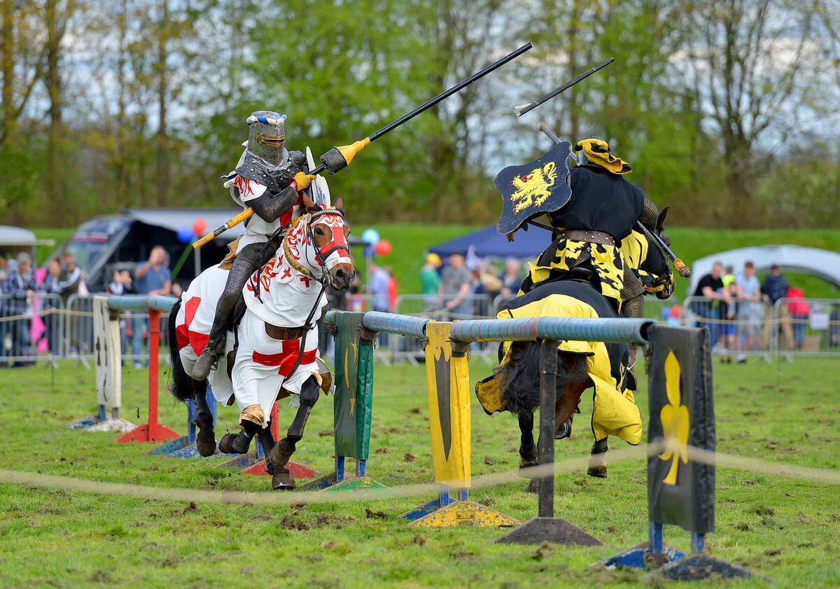 Birthday fun in the sun at Telford park marks St George's Day ...