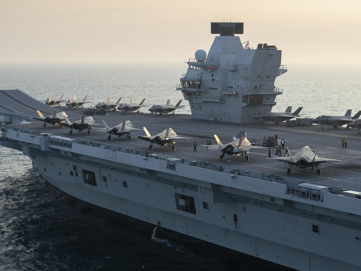 Stealth Jet Shown Soaring Off From HMS Queen Elizabeth In Stunning ...