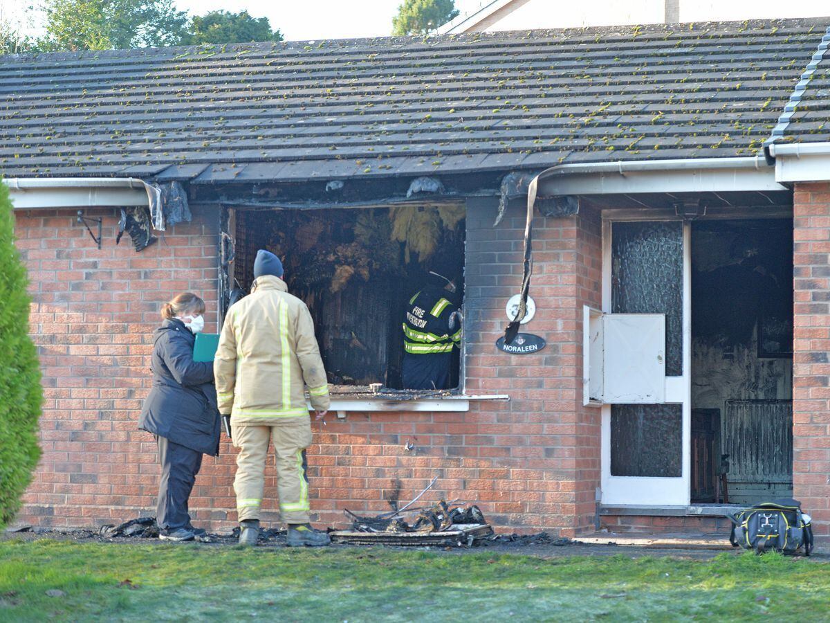 Oswestry bungalow fire: No suspicious circumstances over deaths of ...