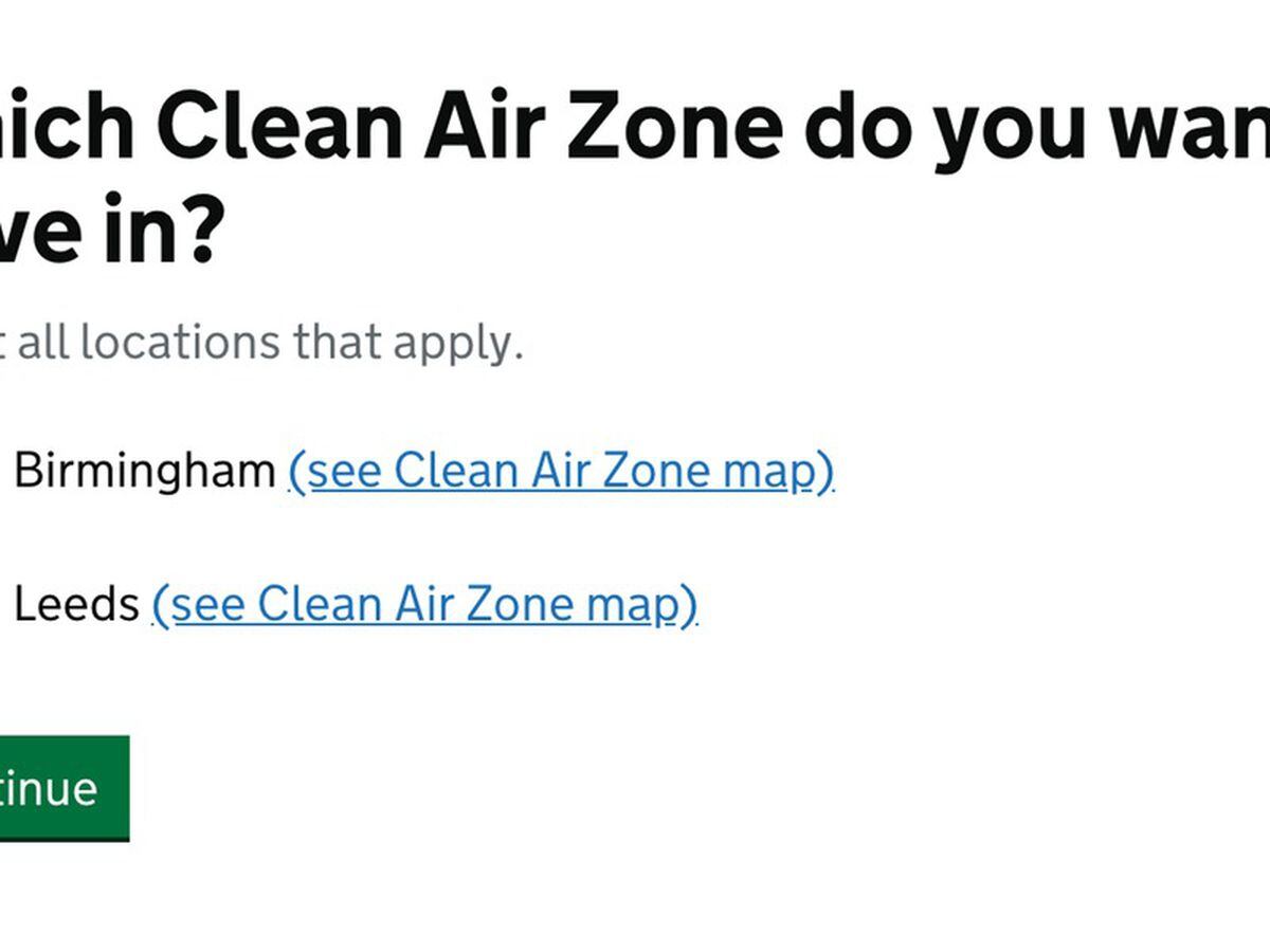 Online clean air zone checker launched to help drivers ...