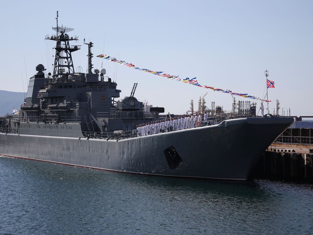 Drones hit naval ship in Russian port, says Ukrainian official ...