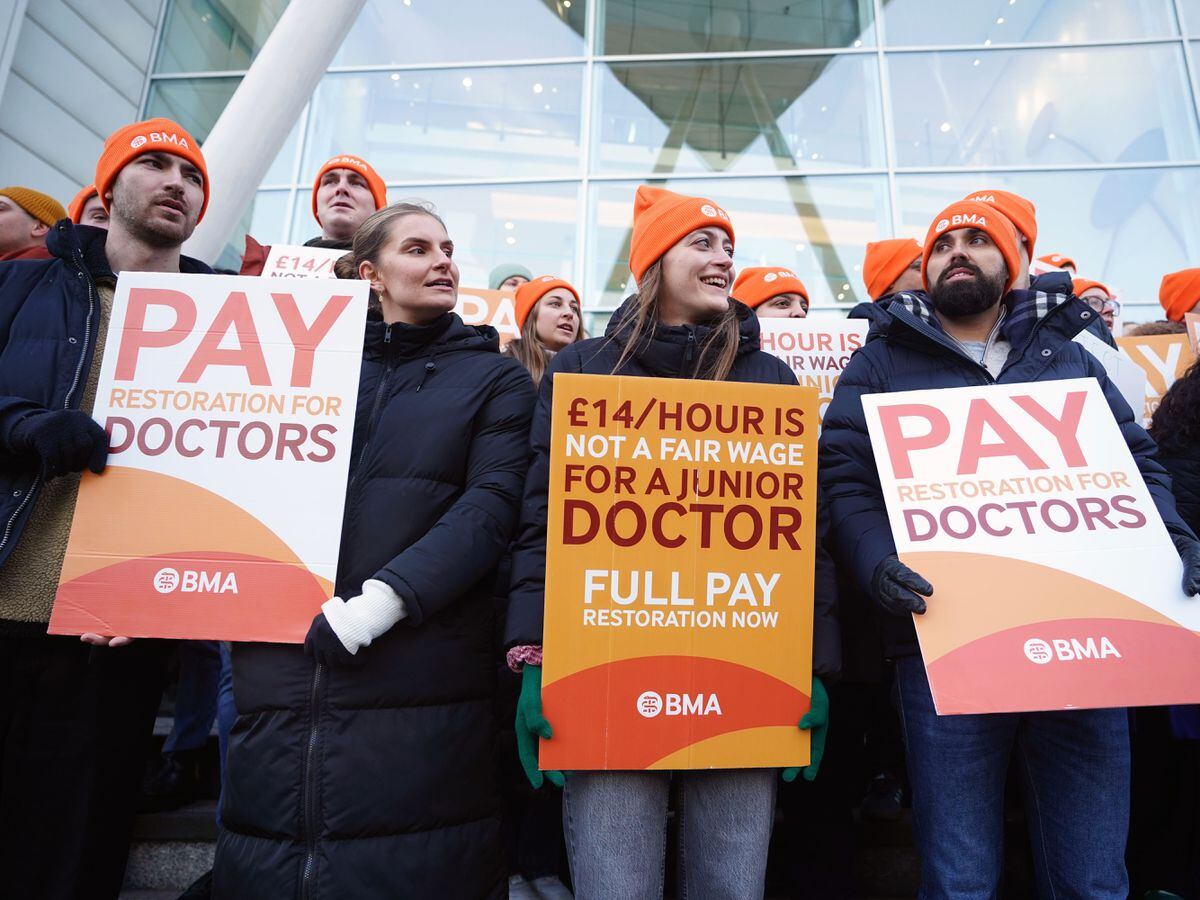 Junior Doctors Prepare For Longest Strike In NHS History Shropshire Star   6OPZDMO6AVHY5OBDY6VOJ6OMNE 