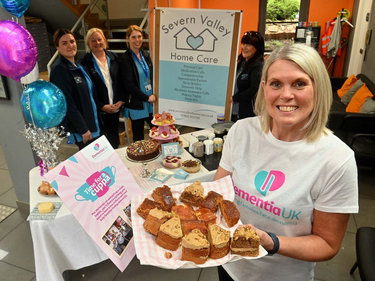 Care service swaps cakes for cash in fundraiser for Dementia UK