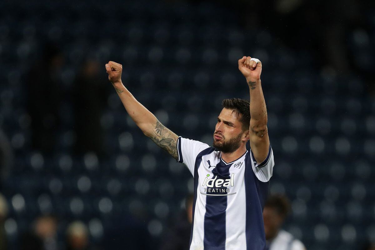 West Bromwich Albion's Okay Yokuslu during the Premier League