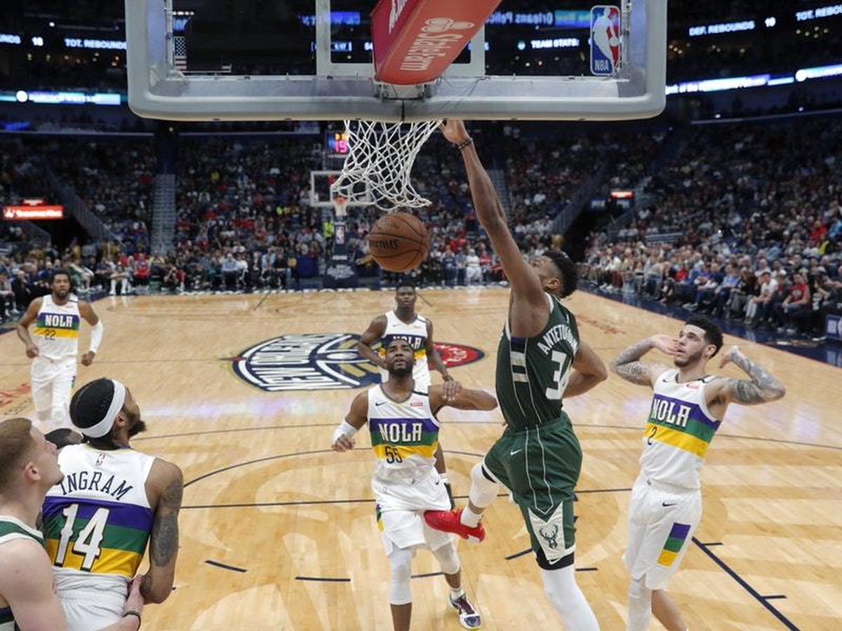 Antetokounmpo overshadows Zion Williamson as Bucks beat ...