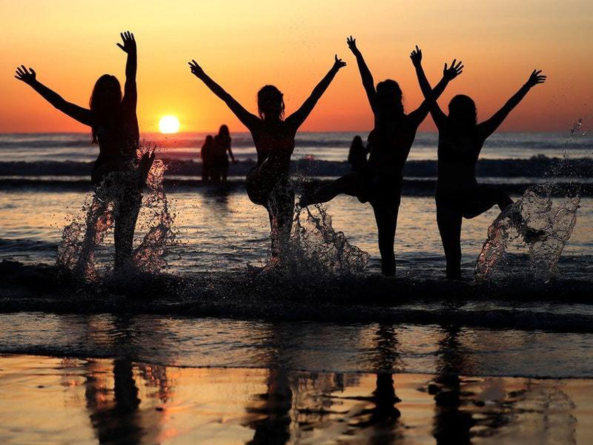 In Pictures: May Day mayhem as students celebrate with dawn dip ...