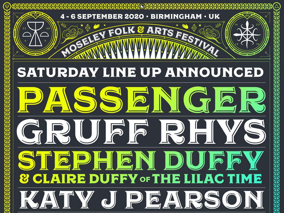 Passenger, Gruff Rhys, Stephen & Claire Duffy to play Moseley Folk Festival  | Shropshire Star