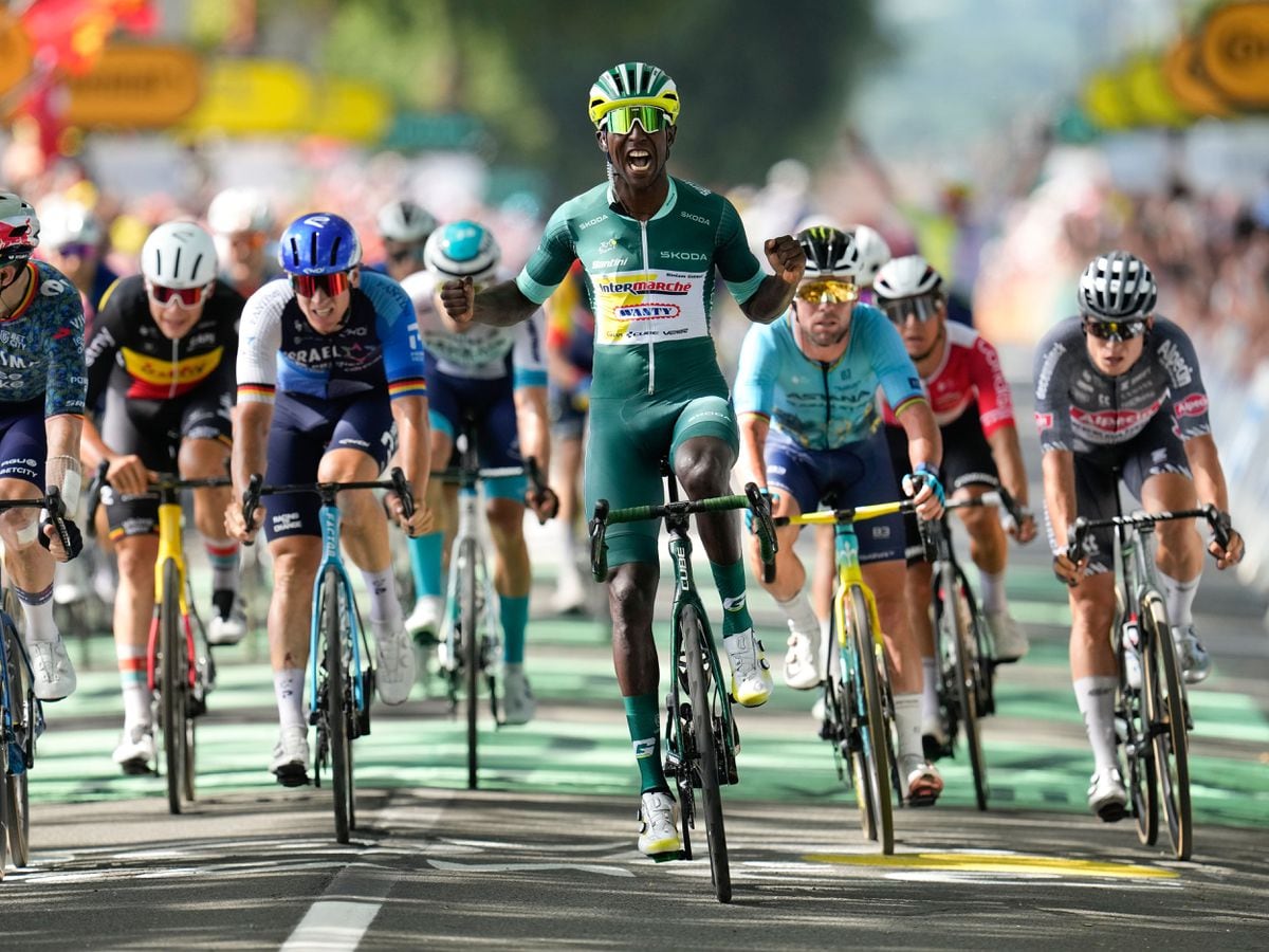 Biniam Girmay takes his third stage win of the Tour de France