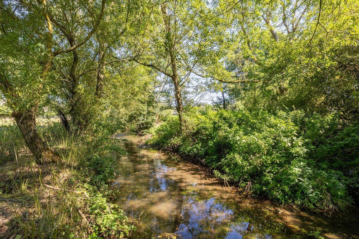 Grade-II listed farmhouse with own river and meadow gardens for sale ...