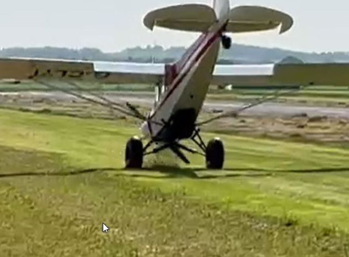 Young Pilot Got Out Uninjured After Aircraft Propeller Hit The Ground ...