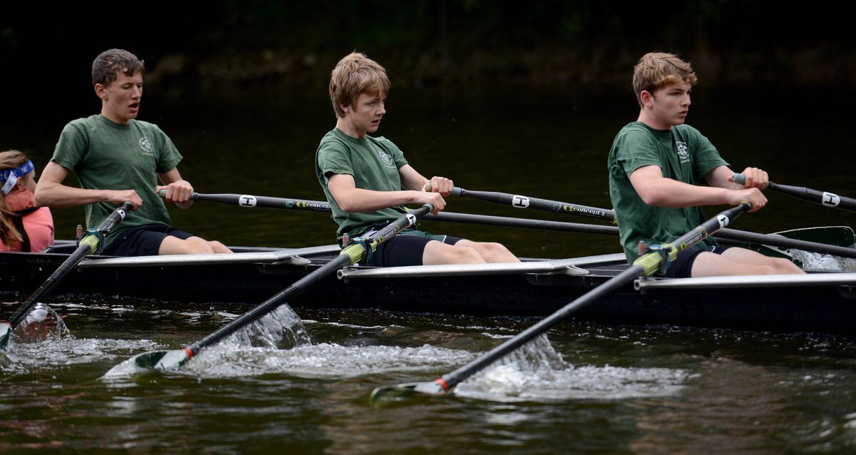 Rowers take to the River Severn for Ironbridge Regatta - with pictures ...