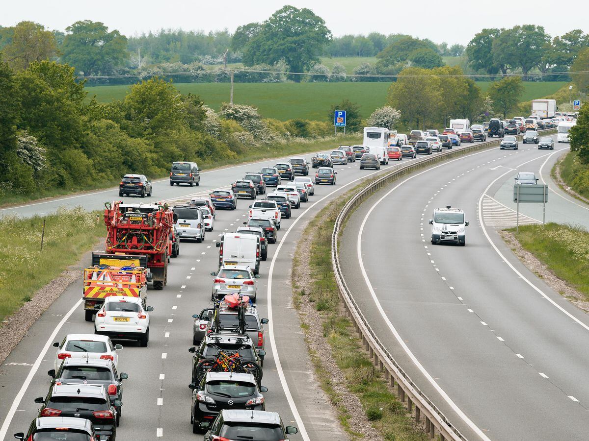 Overturned lorry closes lane on A5 near Shrewsbury Shropshire Star