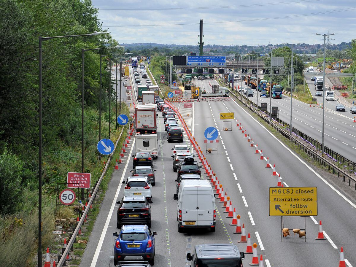 M6 Junction 10 to shut all weekend as 50 year old bridge is