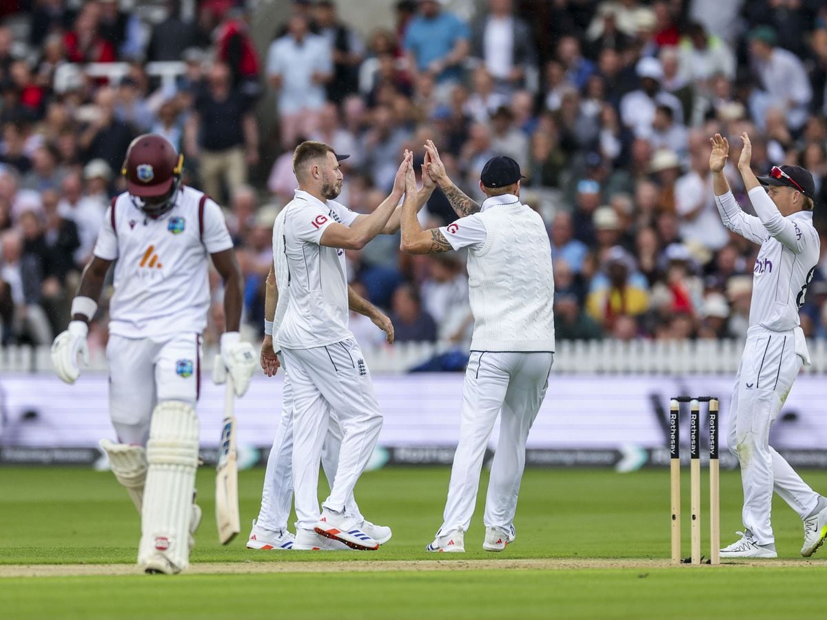 Debutant Gus Atkinson steals retiring James Anderson’s limelight at Lord’s