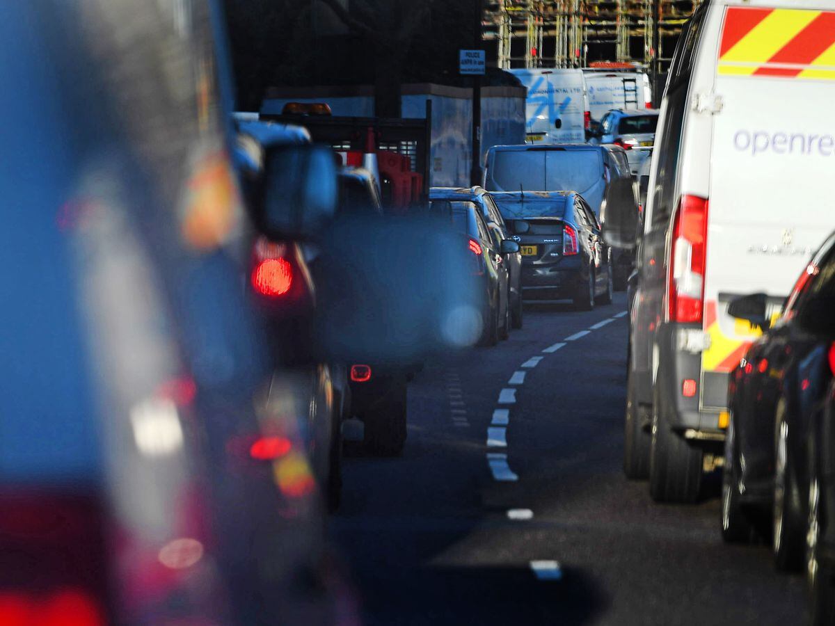 Rush Hour Traffic Held Up On M54 By Broken Down Vehicle Near Telford