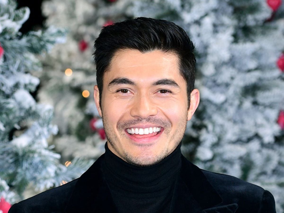 Henry Golding hair