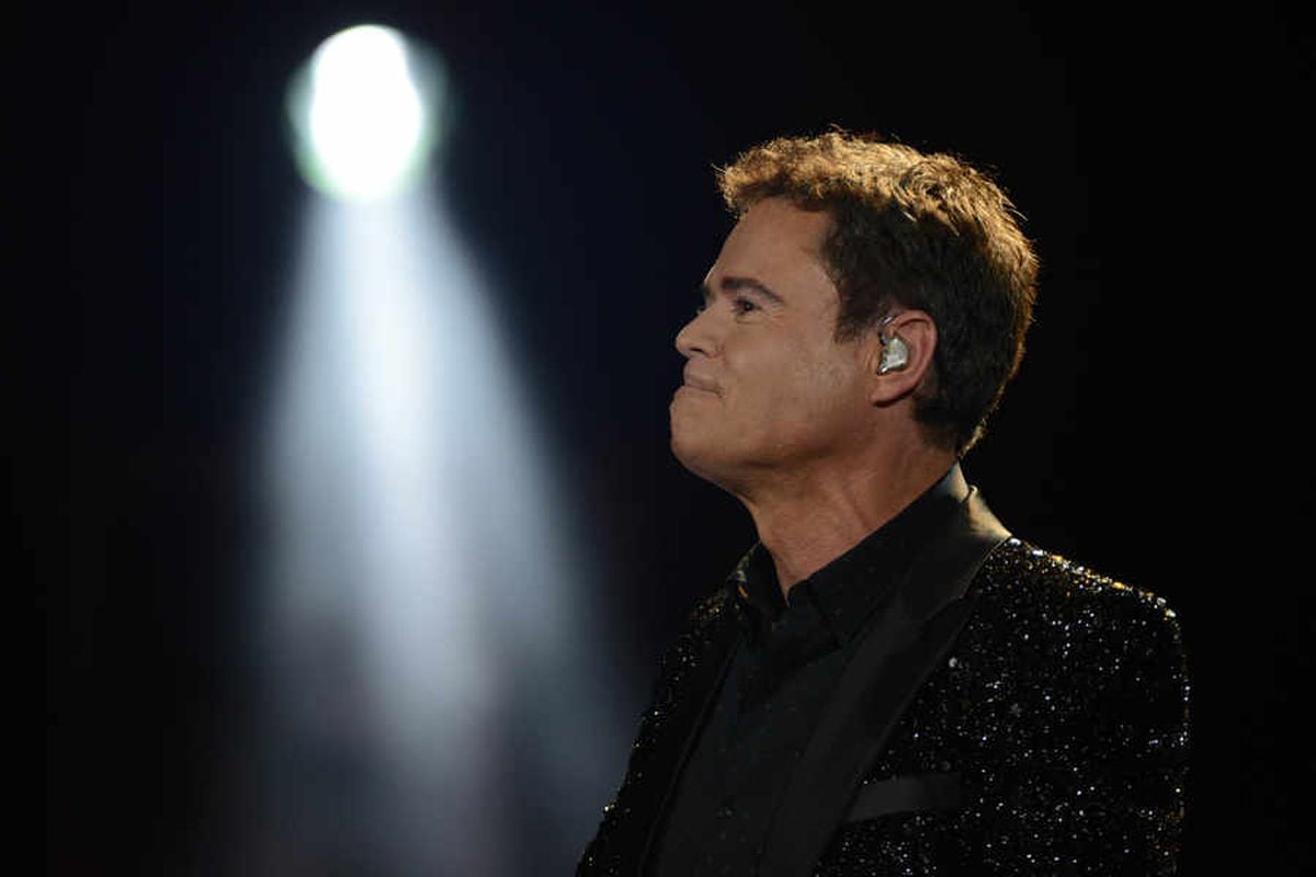 Donny Osmond arrives in the Midlands for the final night of UK tour