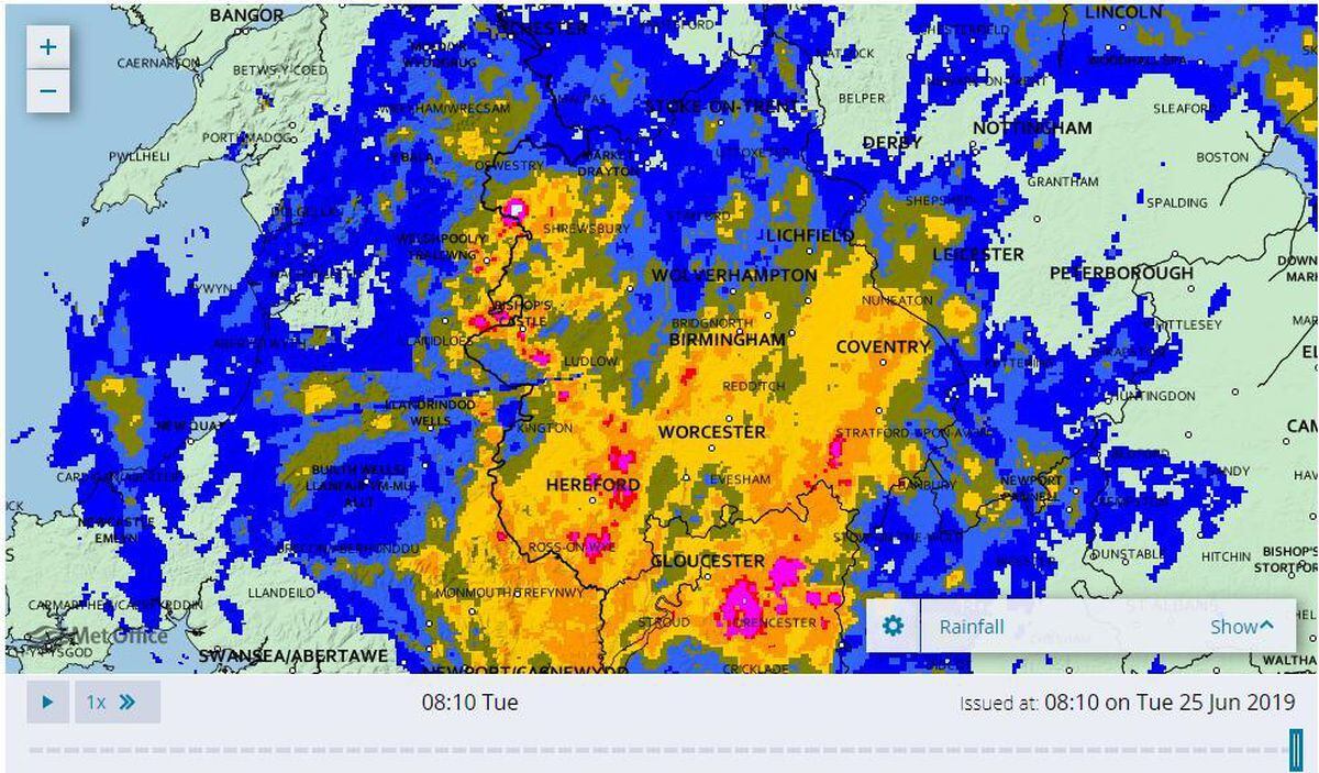 Shropshire weather: Thunderstorms and flash flooding hit parts of the ...